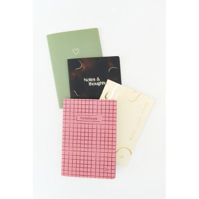 Set de libretas 14,8x21 cm x4 unidades Minimal FW