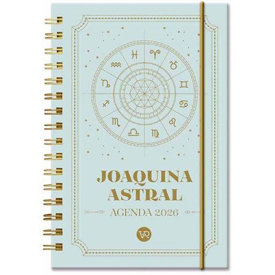 Agenda 15x20 cm Joaquina Astral con espiral Editorial V&R