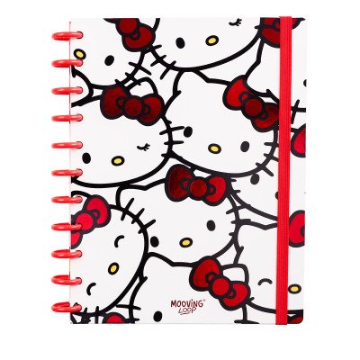 Cuaderno carta Hello Kitty con sistema de discos Mooving Loop