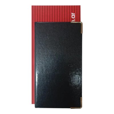 Agenda Semanal WS Span negro encuadernada Morgan