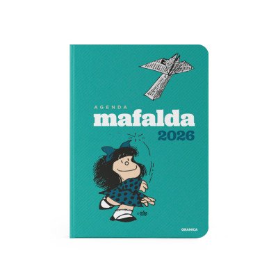 Agenda semanal 19,3x13,5 cm MAFALDA encuadernada ediciones Granica