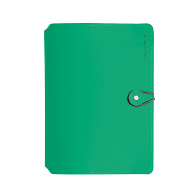 Agenda Classic button Verde Lotus A5 diaria Vacavaliente
