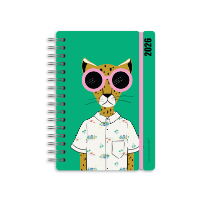 Agenda Studio Hipster leo A5 diaria VacaValiente