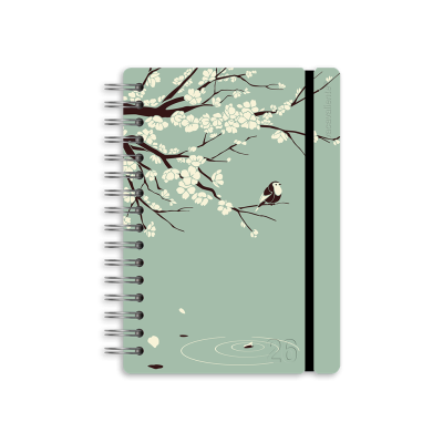 Agenda Studio Sakura menta A5 diaria Vacavaliente