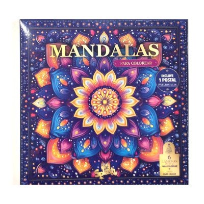 Set de láminas para pintar Mandalas Editorial Splash