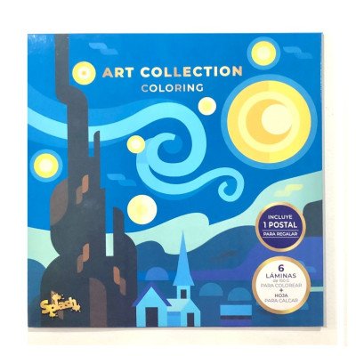Set de láminas para pintar Art Collection Editorial Splash