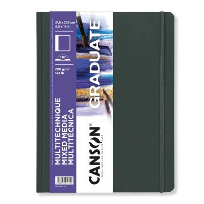 Album Book Graduate Mix Media A4 de 200 gramos x36 hojas Canson