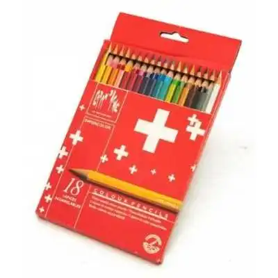 Lapiz swisscolor carton x 18 colores CD'A