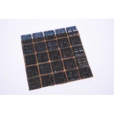 Venecitas Vitro Cristal x 25 Gris Creativa