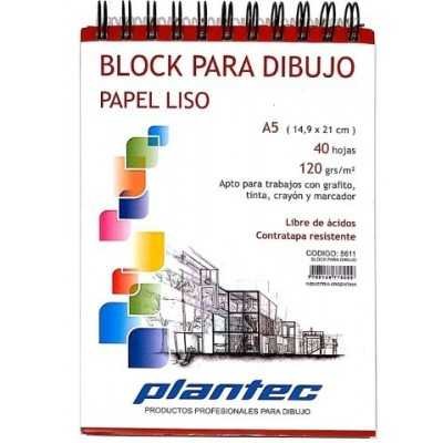Block de Papel Liso A5 PLANTEC