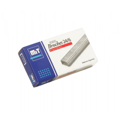 Broche para abrochadora Nº24/6 x 1000 unidades MIT