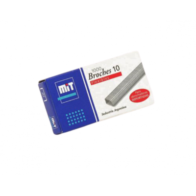Broche para abrochadora Nº10 x1000 unidades MIT