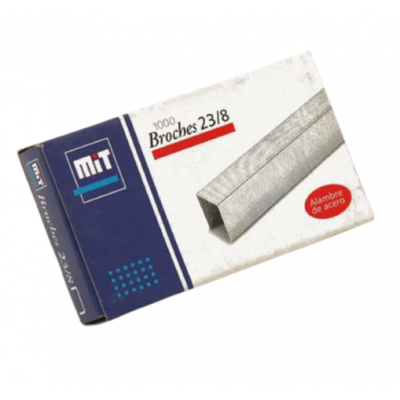 Broche para abrochadora Nº23/8 x1000 unidades MIT