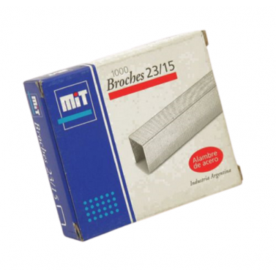 Broche para abrochadora Nº23/15 x1000 unidades MIT