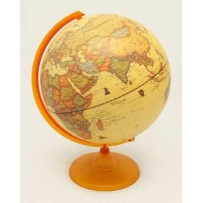 Globo terraqueo de 30cm Base de plastico antiguo