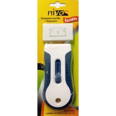 Rasqueta con filo + repuesto NIVA