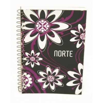 Libreta con espiral 14 x 9,5 cm rayada x 80 hojas Norte