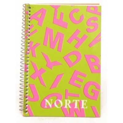 Indice con espiral 15,5 x 10,5 cm x 40 hojas Norte