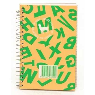 Indice con espiral 14 x 9,5 cm x 80 hojas Norte