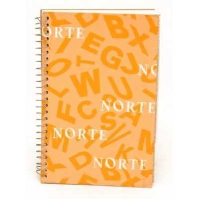 Indice con espiral 17 x 11 cm x 80 hojas Norte