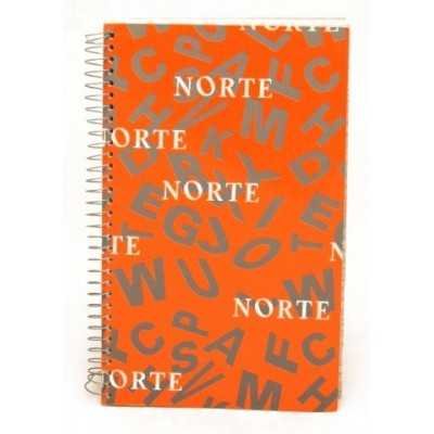 Indice con espiral 13,5 x 21,5 cm x 100 hojas Norte