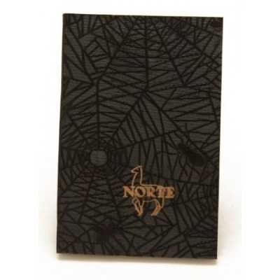 Libreta tapa hule 12 x 8 cm rayada x 80 hojas Norte