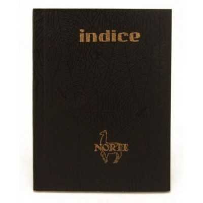 Cuaderno con indice tapa hule x 50 hojas Norte