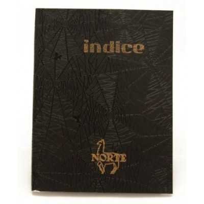 Cuaderno con indice tapa hule x 100 hojas Norte