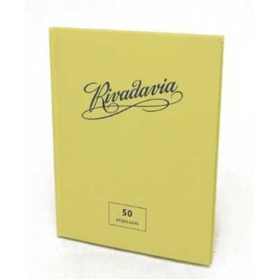 Cuaderno tapa de cartón x 50 hojas liso Rivadavia