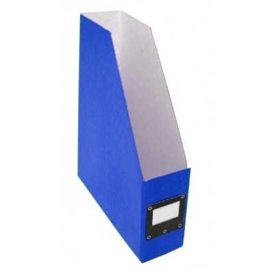 Revistero de cartón montado AZUL Paperland