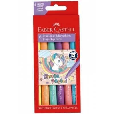 Marcadores Fiesta PASTEL Faber-Castell