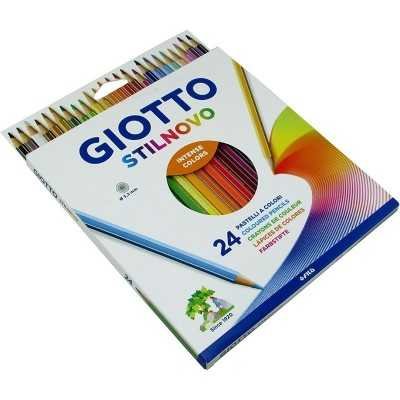 Lapices de colores largos Stilnovo x24 unidades Giotto