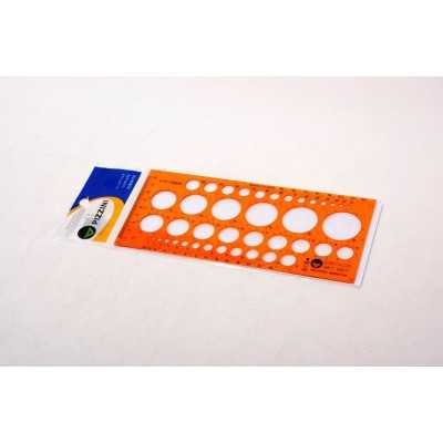 Plantillas circulos y radios polares 5801 Pizzini