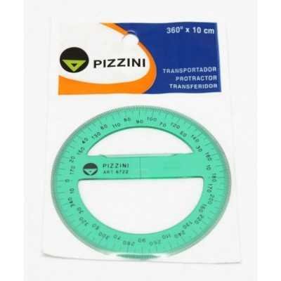 Transportador 360° 10 cm. Pizzini