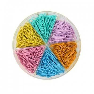 Torta 6 en 1 Clips 33 mm COLORES PASTEL  x300 unidades Talbot