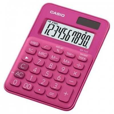 Calculadora mini de escritorio 12 digitos colorful fucsia MS-20UC Casio
