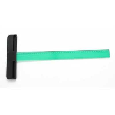 Regla t plastica milimetrada con bisel 50cm. Pizzini
