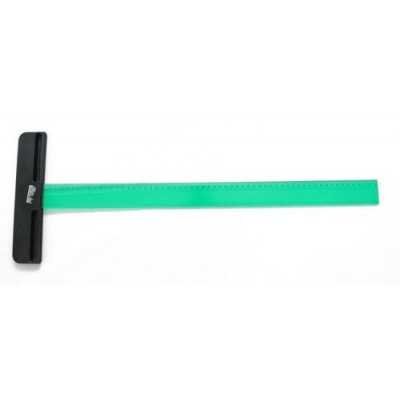 Regla t plastica milimetrada con bisel 60cm. Pizzini