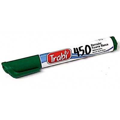 Marcador de pizarra recargable Verde punta redonda Trabi