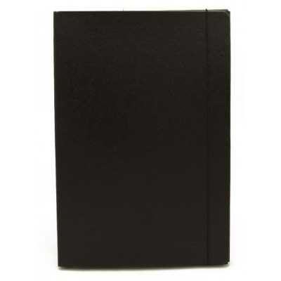 Estuche 3 cm con elástico Negro Fibracap