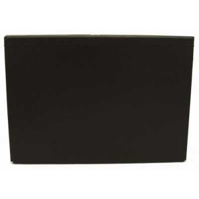 Carpeta 35x50cm fibra negra con elástico Planti Calz