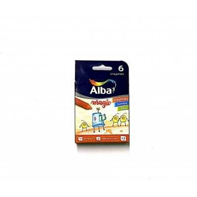 Crayones Jumbo Fluo X 6 ALBA