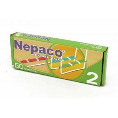 Broche Nepaco plastico x 50 unidades