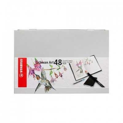 Lápices de Colores Schwan Art x 48 unidades Surtidos Stabilo