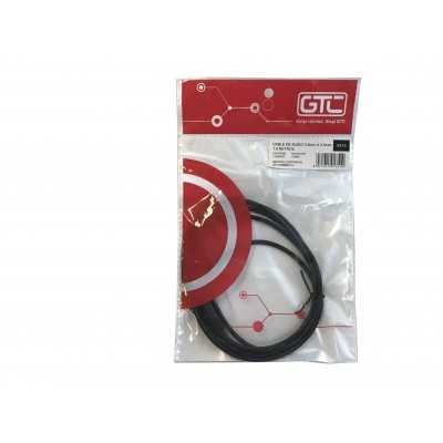 Cable de Audio 3,5 mm a 3,5 mm x1,80 metros GTC