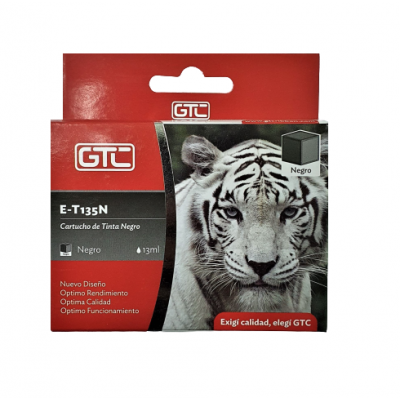 Cartucho para Impresora Epson XP125 NEGRO GTC