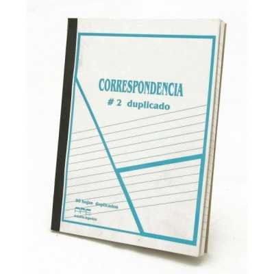 Cuaderno correspondencia nº 2 duplicado x 50 hojas