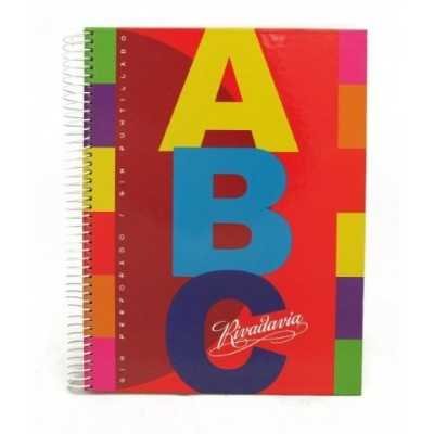 Cuaderno con espiral ABC 21 x 27 cm x 100 hojas cuadriculado Rivadavia