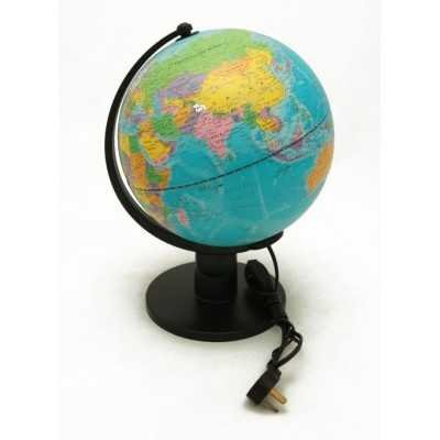 Globo terraqueo de 25cm Base de plástico con luz