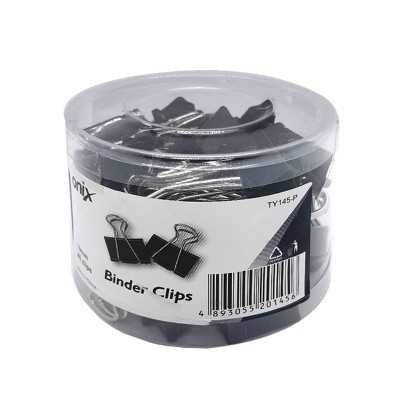 Binder Clip 19 mm NEGRO Pote x40 unidades Onix
